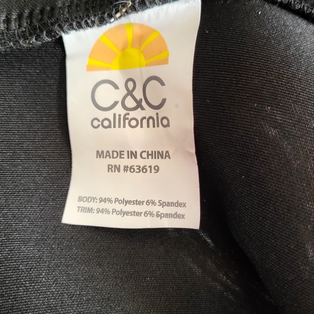 288. NWT C&C California Black Jacket Size XS - Picture 5 of 5